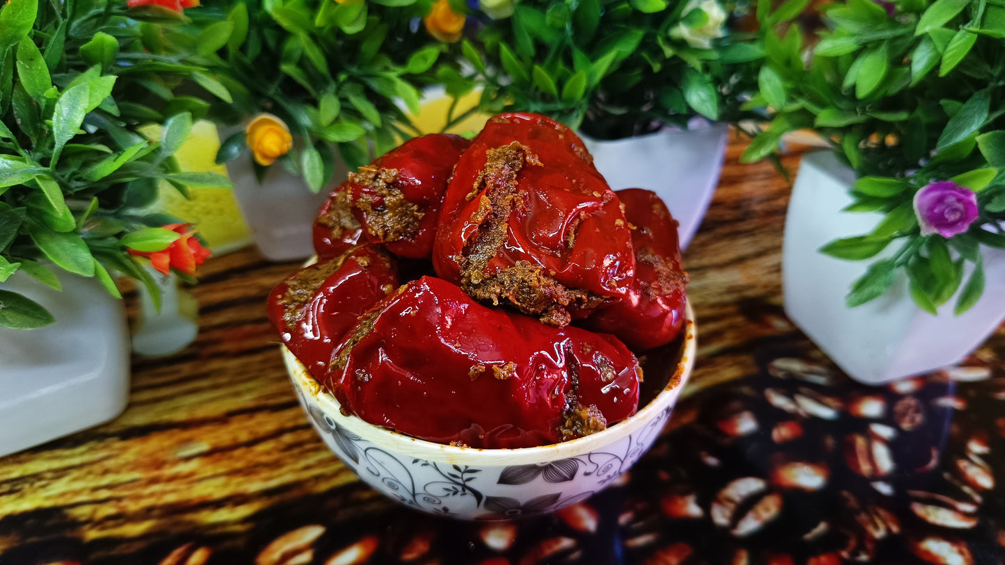 Spicy Red Chilli Pickle – Lal Mirch ka Achar (Premium Handmade, Fiery Flavor)-420gm