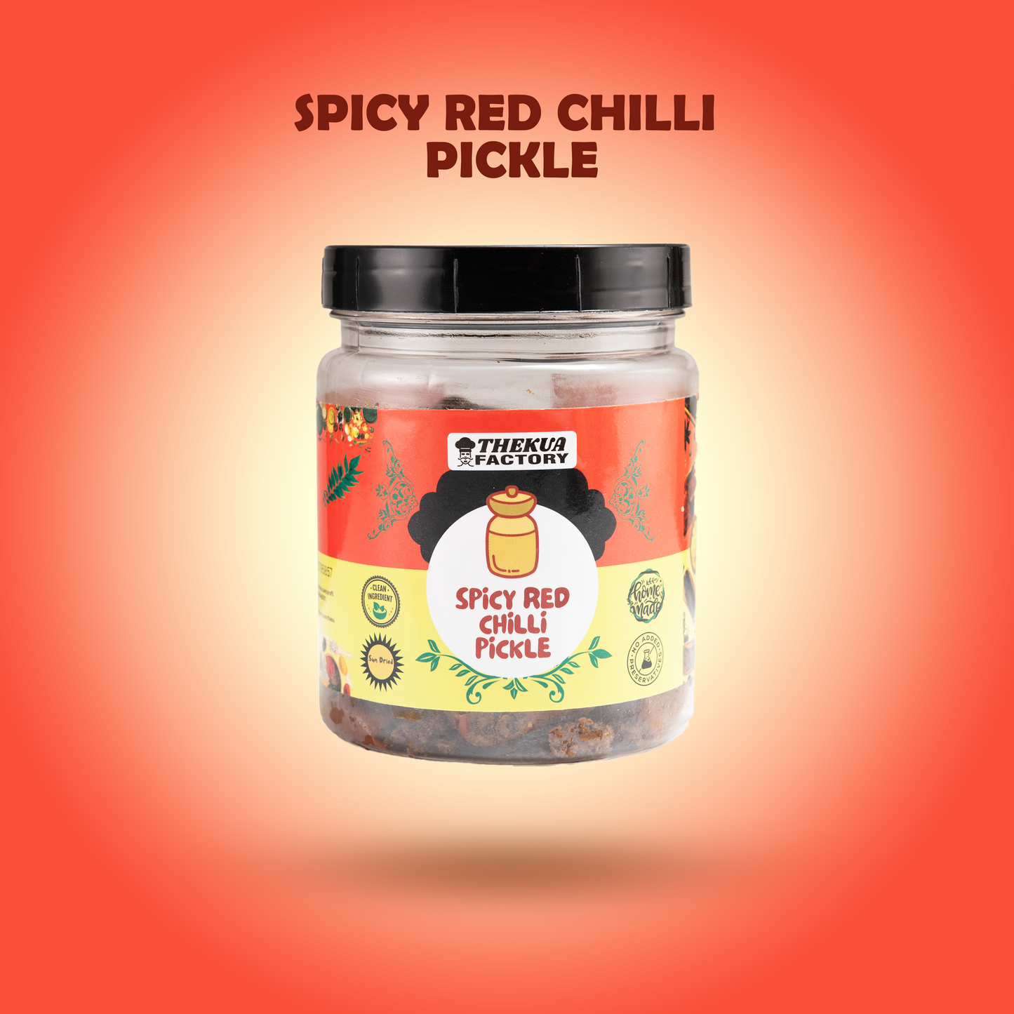 Spicy Red Chilli Pickle – Lal Mirch ka Achar (Premium Handmade, Fiery Flavor)-350gm