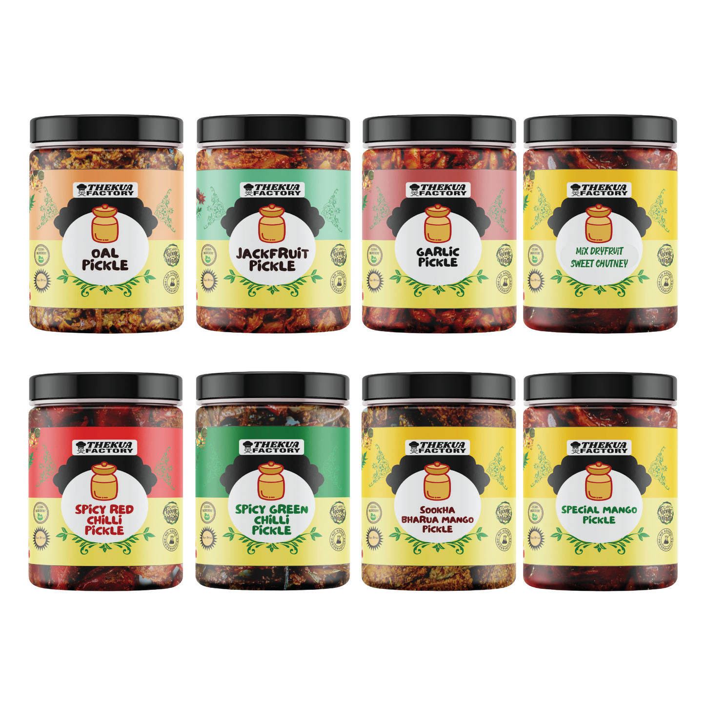 Pickle Combo Trial Pack – 8 Authentic Desi Flavours(each 100gms
