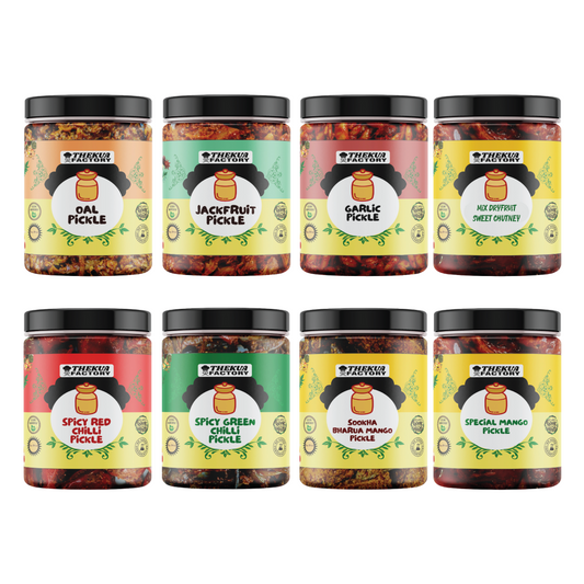 Pickle Combo Trial Pack – 8 Authentic Desi Flavours(each 100gms)