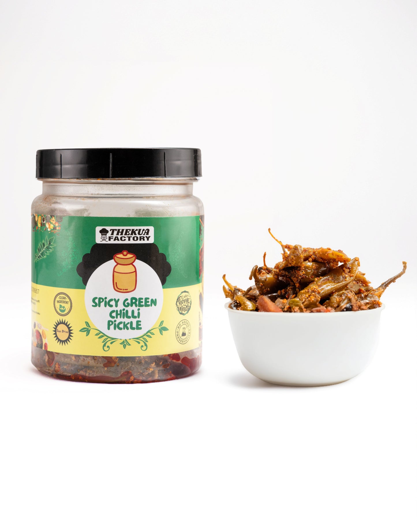 Spicy Green Chilli Pickle – Hari Mirch ka Achar (Premium Handmade, Tangy & Fiery)-350 gm