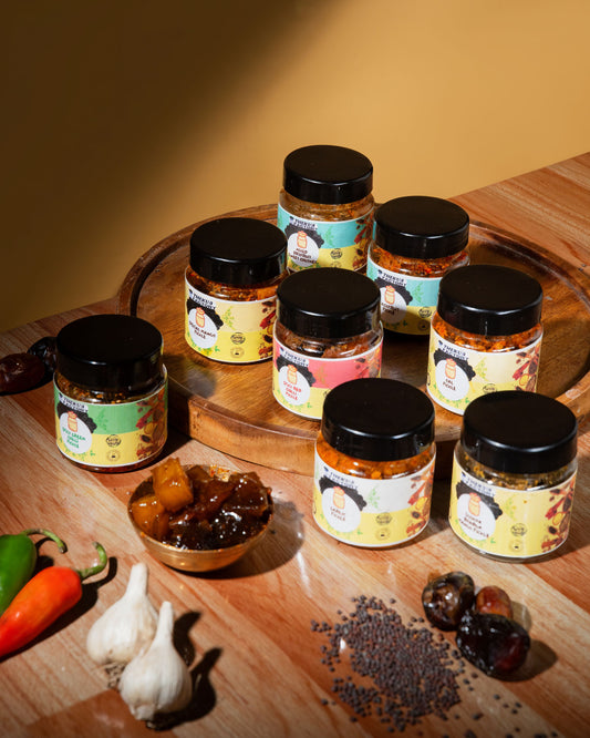 Pickle Combo Trial Pack – 8 Authentic Desi Flavours(each 100gms)