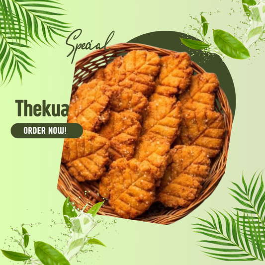 "Thekua [ठेकुआ / ঠেকুয়া]-“Crispy Delight Thekua” [420gm box]"