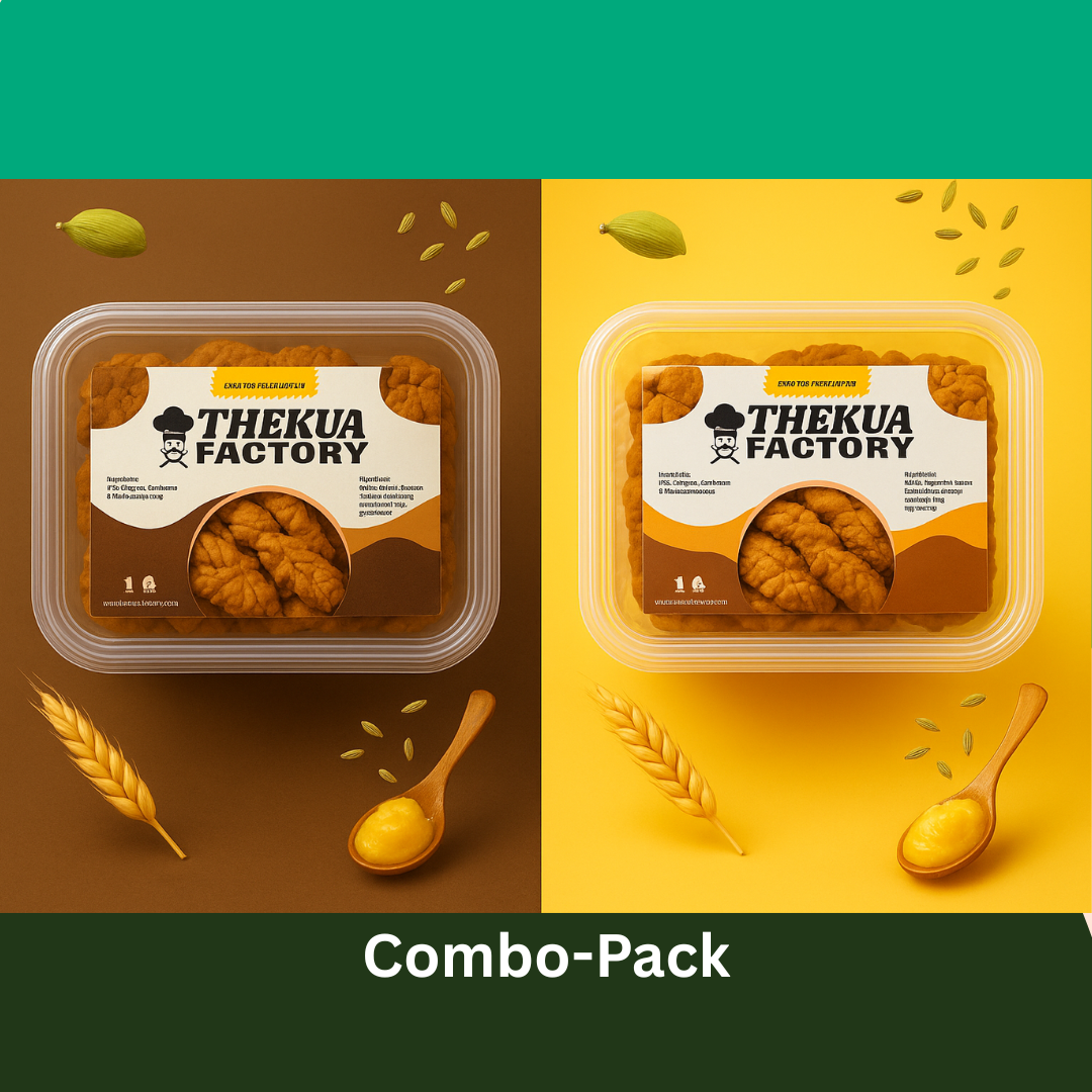 Thekua -Festive Combo-Pack of "2 "(khasta+gur)