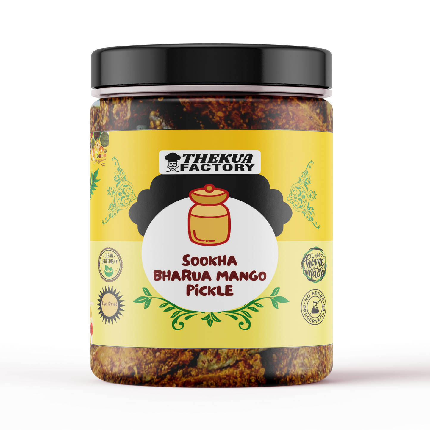 Sookha Bharua Mango Pickle – Traditional Dry Stuffed Mango Achar (Premium Handmade)-350 gm