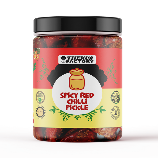 Spicy Red Chilli Pickle – Lal Mirch ka Achar (Premium Handmade, Fiery Flavor)-350gm