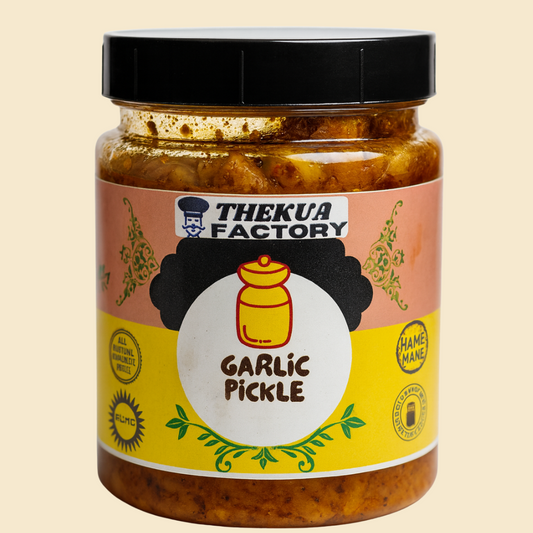 Garlic Pickle – Lahsun ka Achar (Premium Handmade, Spicy & Tangy)-420 gm