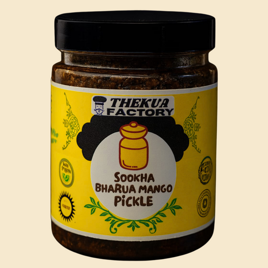 Sookha Bharua Mango Pickle – Traditional Dry Stuffed Mango Achar (Premium Handmade)-420 gm