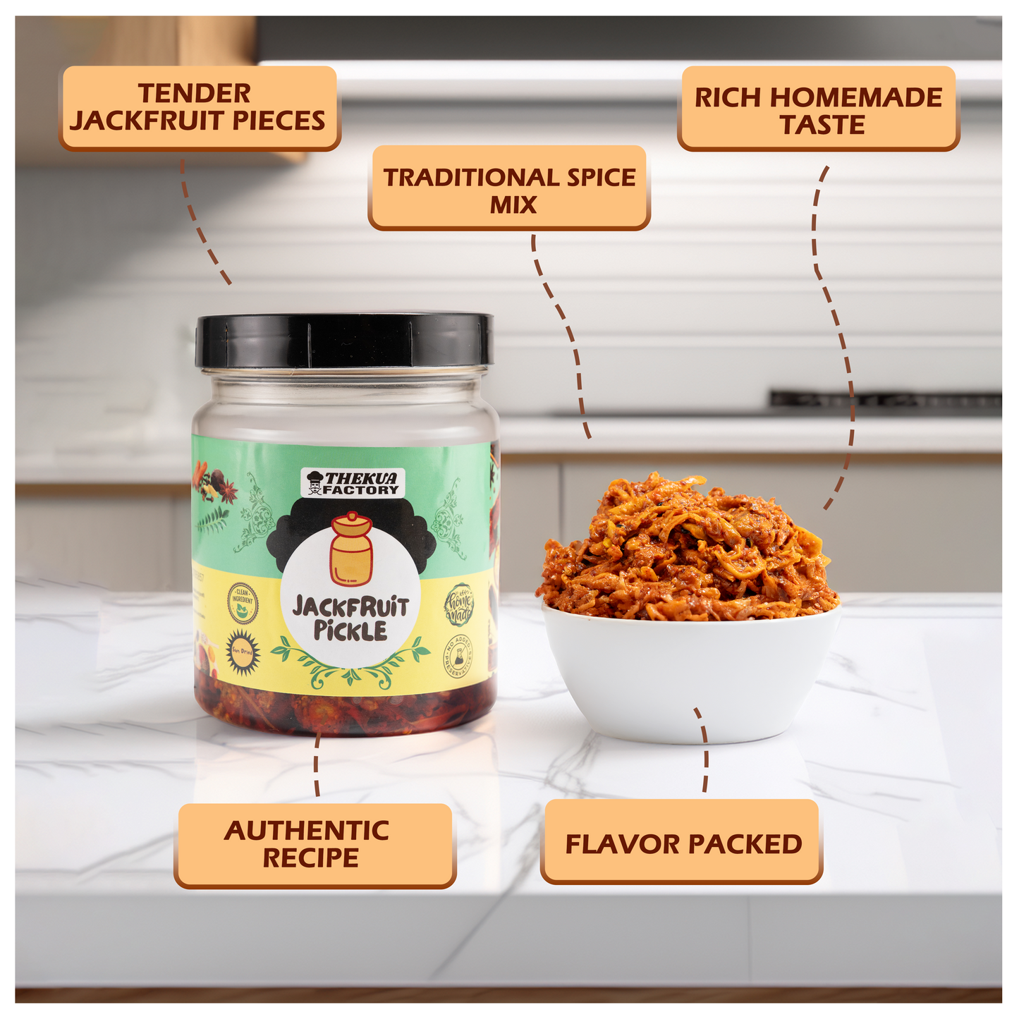 Jackfruit Pickle – Kathal ka Achar (Premium Handmade, Traditional Flavor)-350gm