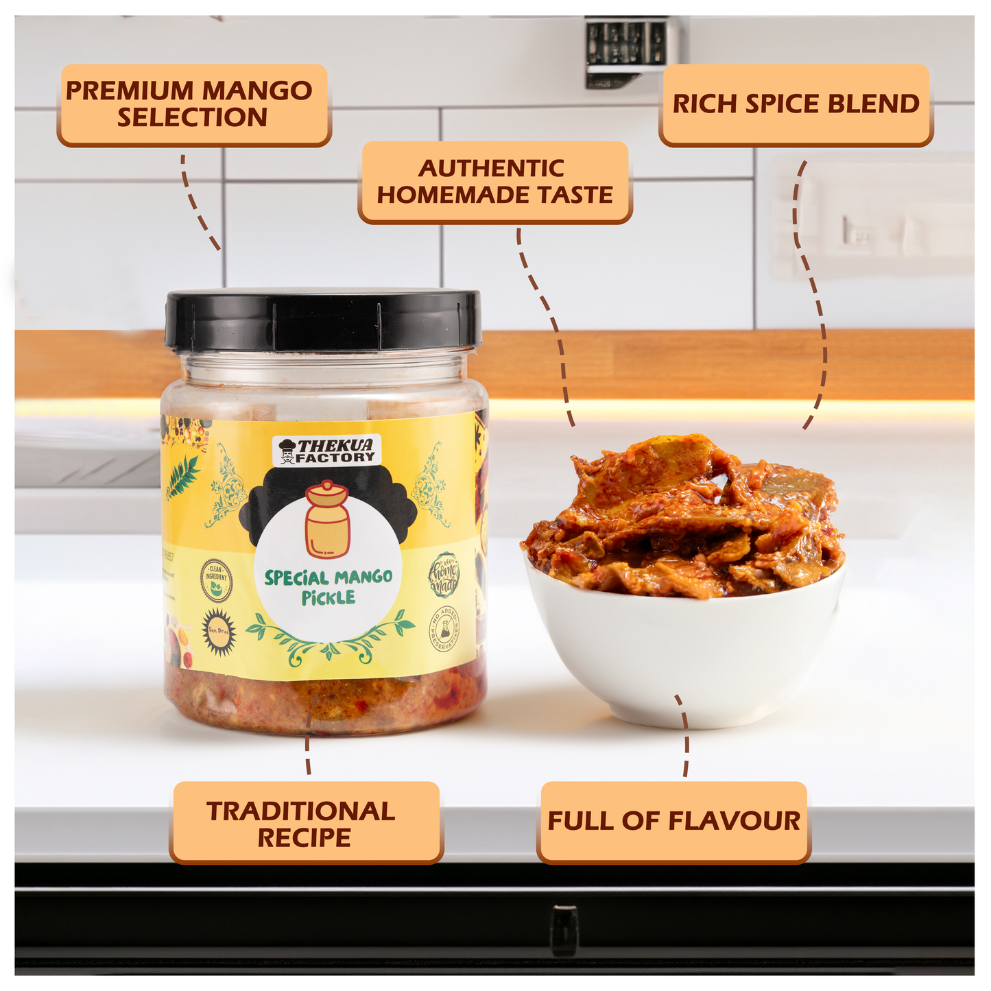 Special Mango Pickle – Aam ka Achar (Premium Handmade)-350 gm